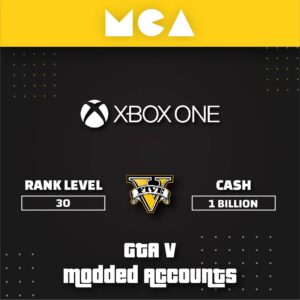 XBOX ONE GTA V ONLINE MODDED ACCOUNT WITH 1 BILLION in CASH + CARS & RP LEVEL 30